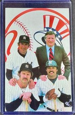 Post Card George Steinbrenner Billy Martin Reggie Jackson Thurman Munson