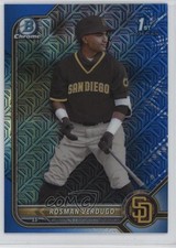 2022 Bowman Chrome Prospects Mega Box Blue Mojo Refractor Rosman Verdugo 04lq