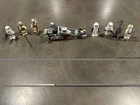 LEGO Star Wars Mini Figures With Mandalorian Speeder Bike And Grogu.