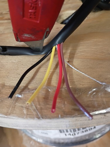 Cavo lago 1000 piedi 18AWG 4C 7Str BC NS VNTC 600 V FILO RAME NYLON, rivestimento PVC - Foto 3 di 8