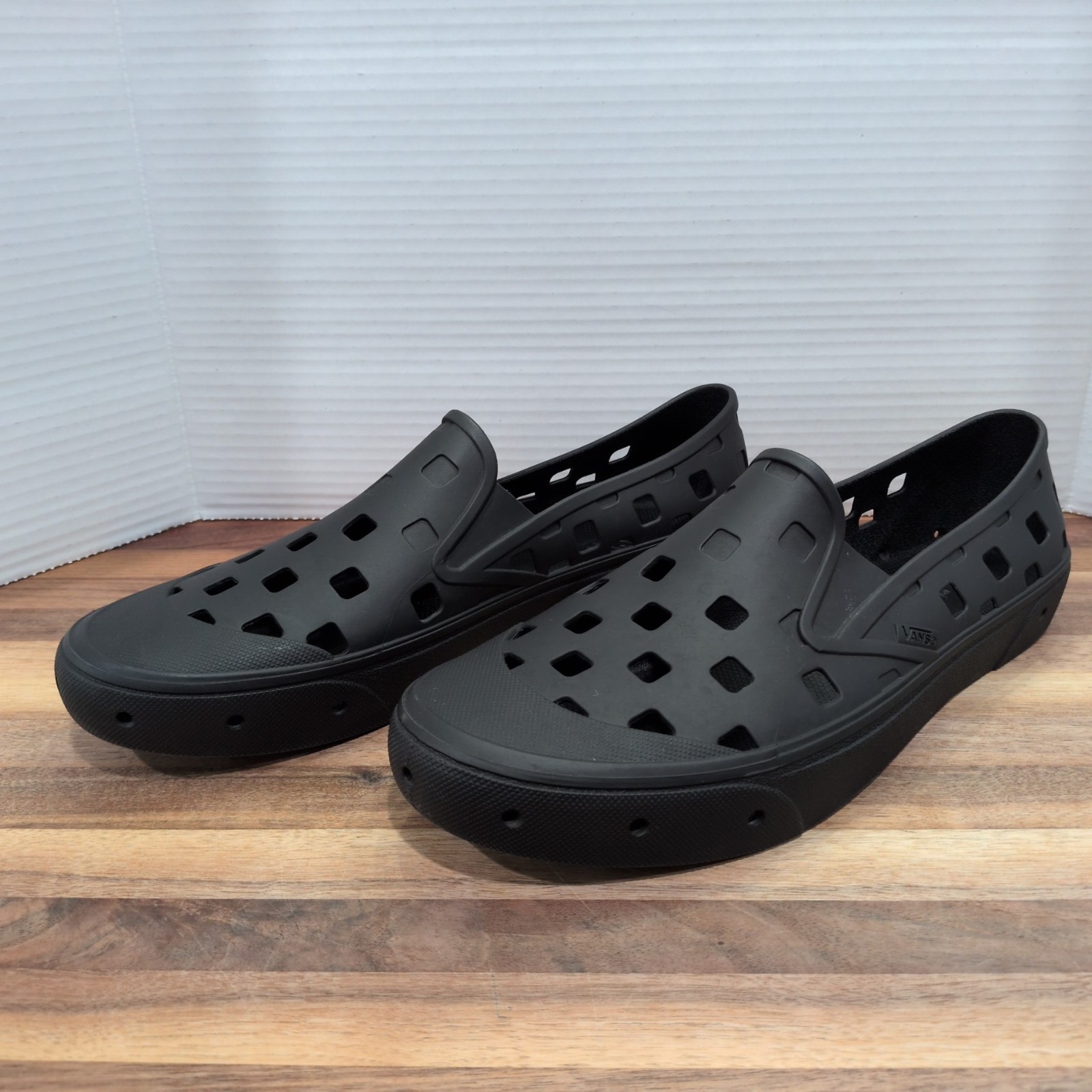 SAOLA Scarpe Vans Off The Wall Trek Uomo 13 Nero Robuste Gomma Activewear Water Slip On