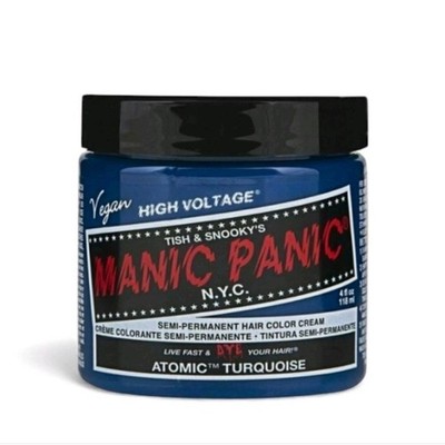 Manic Panic Atomic Turquoise Hair Color Cream Rockabilly Gothic TikTok Influence