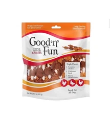 Good ‘N’ Fun Triple Flavor Kabobs Chews for All Dogs, 48 Ounces, Treat Your Dog