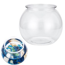 Safe Clear Fish Bowl Aquarium Tank Round Explosion Proof for Children House