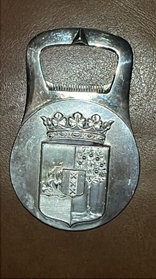 Vintage RARE Christofle France Silver Plate Bottle Opener American Virgin Island