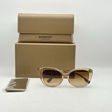 Burberry Womens PhantoS Gradient Lens Oversize Sunglasses BE4407 Peach