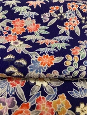 @@scraps,  Japanese kimono silk fabric/ smooth crepe  AP15