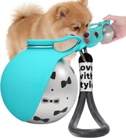 Tragbare Hundetrinkflasche 285Ml, Edelstahl Wasserflasche FüR Hunde