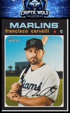 2020 Topps Heritage #532 Francisco Cervelli Miami Marlins