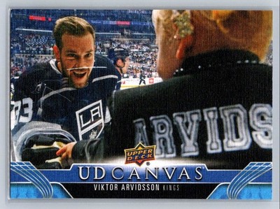 2023-24 Upper Deck UD Canvas Viktor Arvidsson Los Angeles Kings #C36