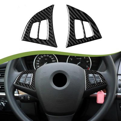Carbon Fiber Interior Cover Trim Fit for Bmw X5 E70 X6 E71 2007-13