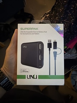 Li-Ion External Battery Pack for Smartphones, Tablets UNU SUPERPAK S4 10Ah