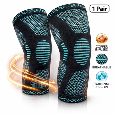 Kupfer Kniebandage Bandage Kompressionsgurt Sleeve Sport Protektor Bandage