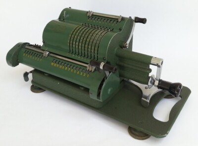 ANCIENNE CALCULATRICE MACHINE a calculer monroe 570 Fonctionnelle EUR