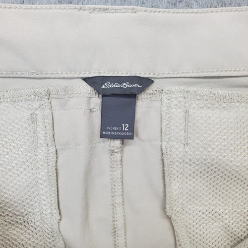 Columbia Titanium Pants Womens 8L Tan Convertible Omni Shade Gorp Core Waistband - Picture 8 of 10