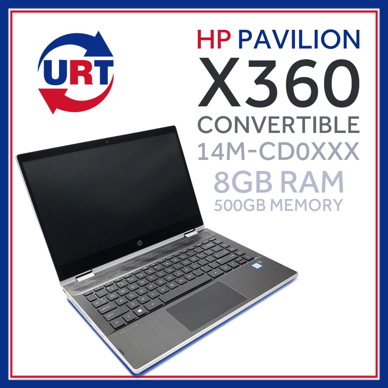HP PAVILION X360 CONVERTIBLE 14MCD0XXX i38130U 8GB /500GB HDD /No