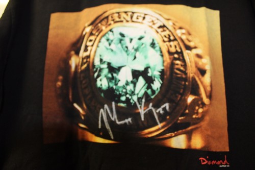 Diamond Supply Co Matt Kemp Autograph Signed Shirt