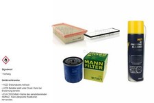 MANN-FILTER Filtersatz MANNOL Klimareiniger für Peugeot 306 Break 2.0 HDi 90