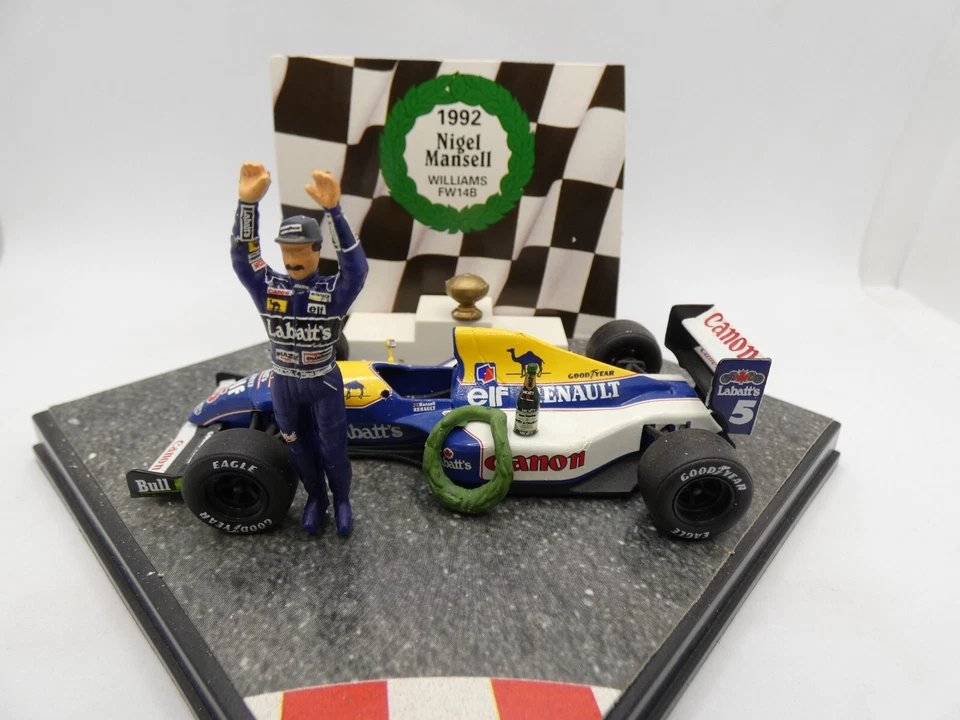 Williams Renault FW14B Nigel Mansell #5 Champion 1992 1/43 Vitesse Quartzo Box - Immagine 2 di 3