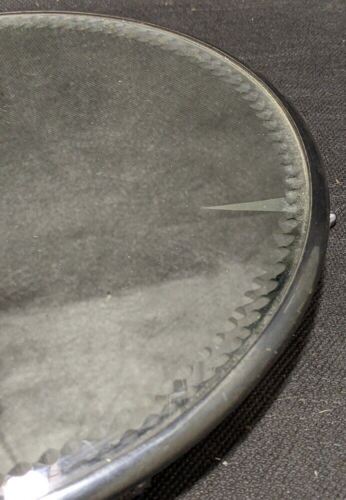 Rara Antigua Placa de Plata Espejo con Patas - Redonda - Forbes Silver Co. - Imagen 3 de 5
