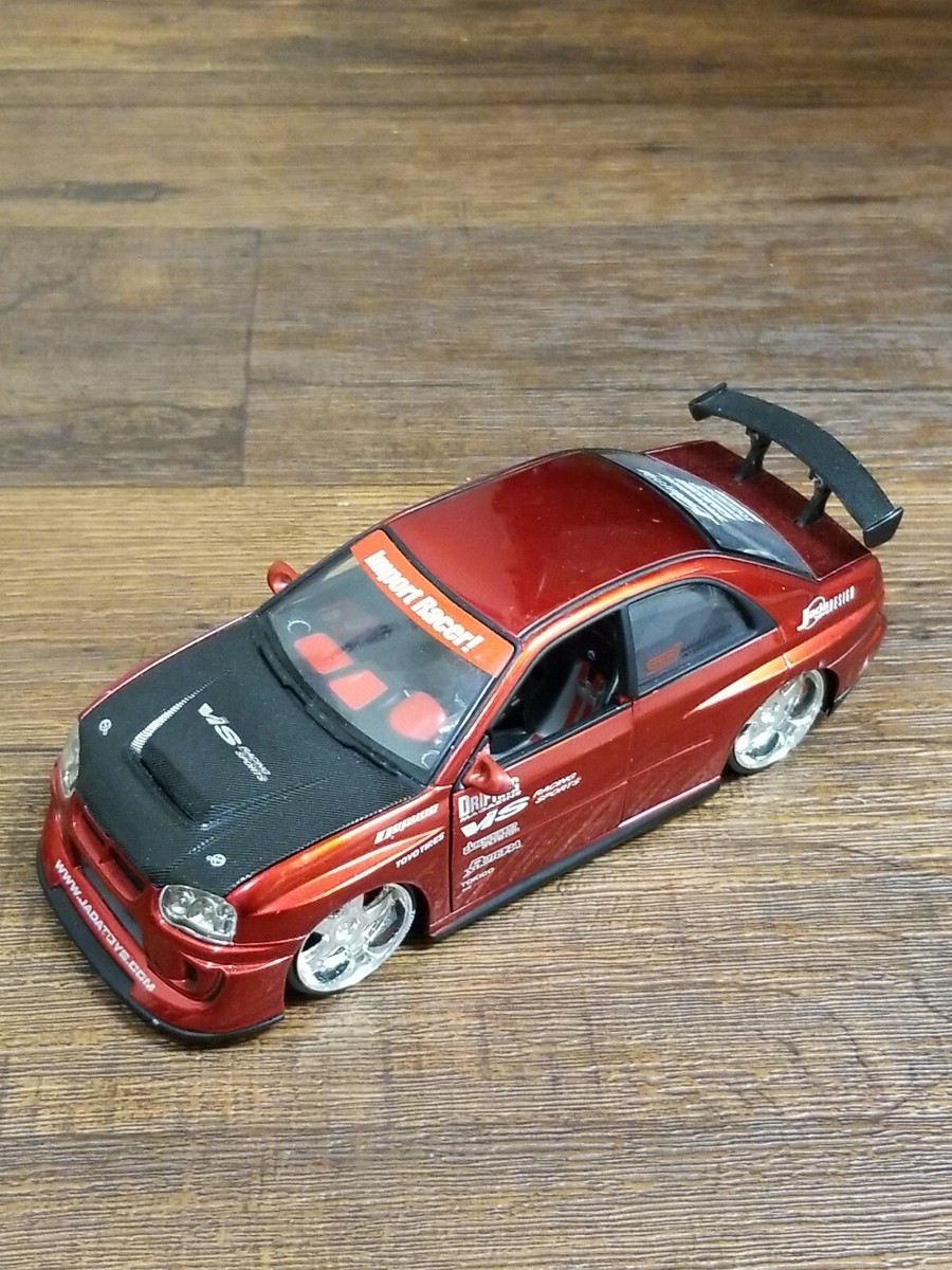 Subaru Impreza WRX STi Red Jada Toys Import Racer! 1:24