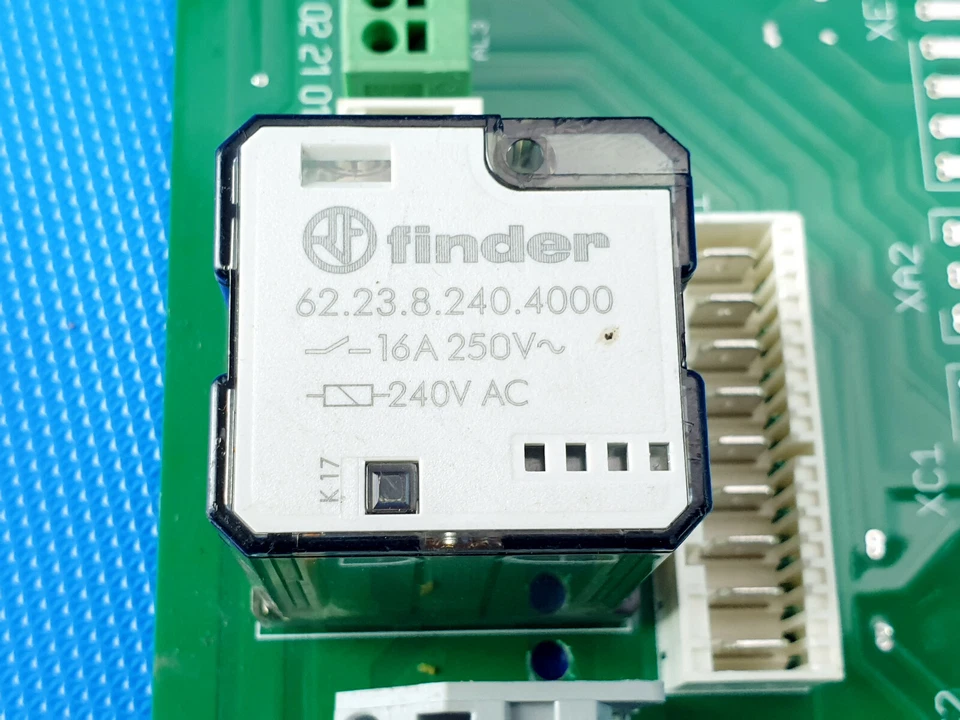 PCB Power Relay Module Board 30021000  16076.01.86.2  w Finder 62.23.8.240.4000 - Image 3 of 4