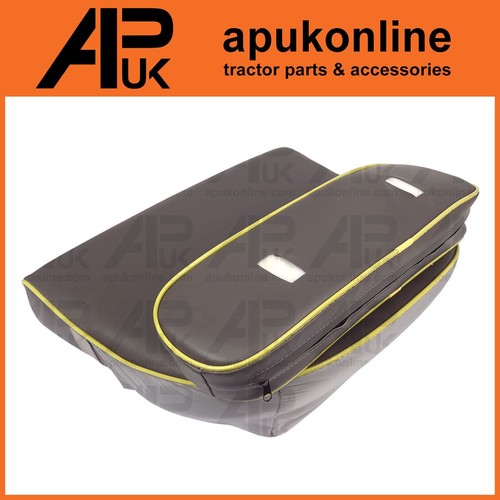 Grey Yellow Seat Cushion for Massey Ferguson 765 2130 2135 Industrial Tractor - Picture 3 of 5
