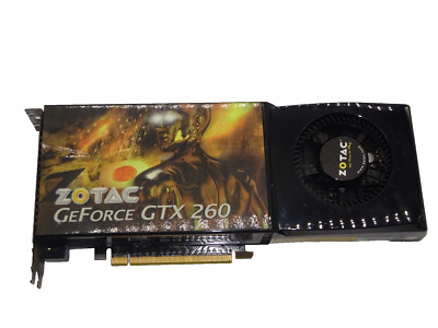 ZOTAC GEFORCE GTX 260 896MB GDDR3 PCI-e  GRAFIKKARTE DUAL-DVI  S-VIDEO #GK9468