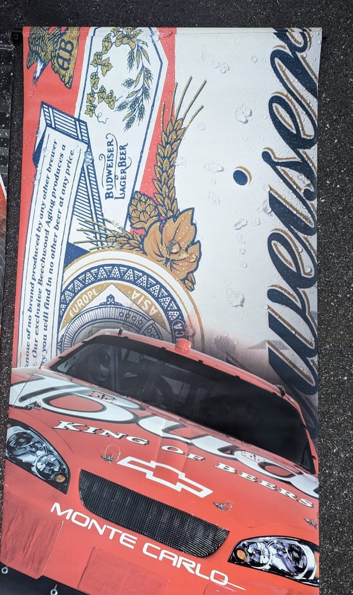 Dale Earnhardt Jr #8 Budweiser Racing Banner Vinyl 2 Sided