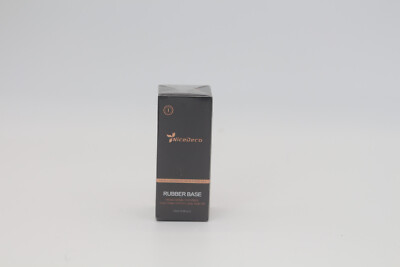 Nicedeco Clear Rubber Base 15ml Rubber Base Gel Clear LED UV Rubber Gel Soak
