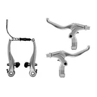 Promax Complete V-Brake Set - Silver - Levers & Calipers