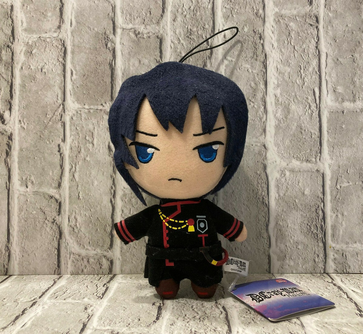 NEW D.Gray-man Hallow Kanda Yu Mascot Plush Doll Strap