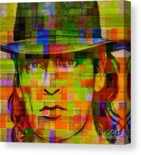 Hommage Udo Lindenberg Abstrakt 60x60cm 5 cm Galerien Keilrahmen Leinwandbilder