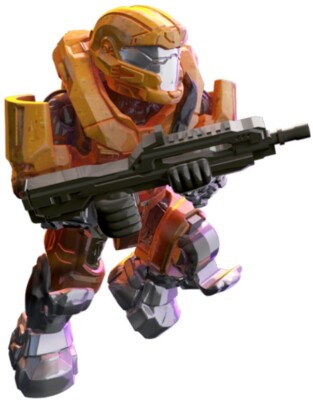 MEGA BLOKS Construx Halo Foxtrot Spartan Orange JFO Sealed NEW BLIND BAG