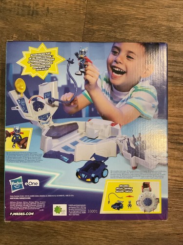 PJ Masks Power Heroes PJ Power Q Playset Headquarters Set w/Car &Figure Stow& Go - Picture 3 of 4