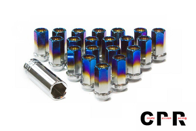 CPR Open Ended 17Hex Steel Wheel Lug Nuts 20Pcs M12X1.5 Polish