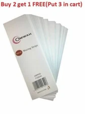 200 Wax strips Non Woven Epilating Depilatory Face legs Hair Removal Paper 3X9in