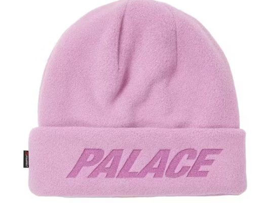 Palace Skateboards Polartec Lazer Beanie Purple L/XL FW23 Spellot