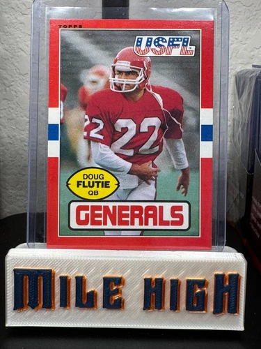 1985 Topps USFL - Doug Flutie #80