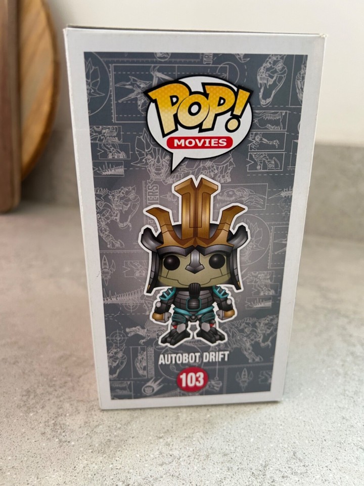 Funko Pop! Movies Transformers autobot drift 103 vinyl figure eBay