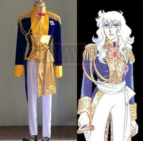 Costume La Rosa di Versailles Manga Edizione Oscar Protezione Squadra Uniformi Cosplay - Foto 1 di 5