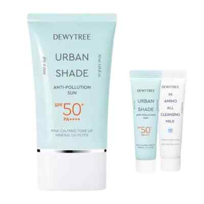 DEWYTREE Urban Shade Anti-Pollution Sun Cream SPF50+ PA++++ 50ml + 10ml + 10ml