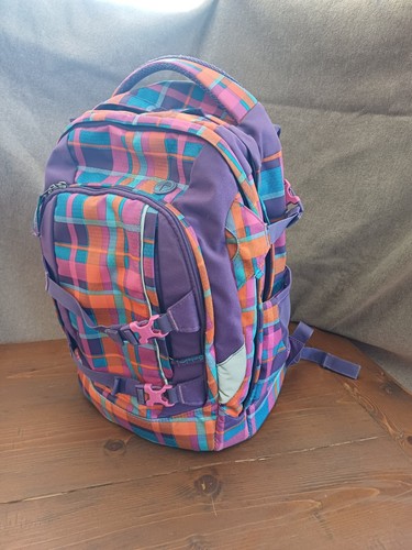 Schulrucksack Rucksack mit Federtasche von Satch lila orange - Bild 9 von 24