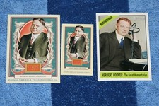HERBERT HOOVER LOT OF 3 2013 GOLDEN AGE BASE & MINI #35 2009 HERITAGE #77