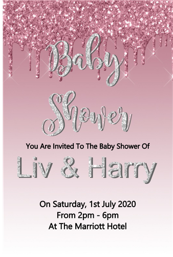 10 hermosas invitaciones personalizadas para baby shower niño o niña - Imagen 4 de 24