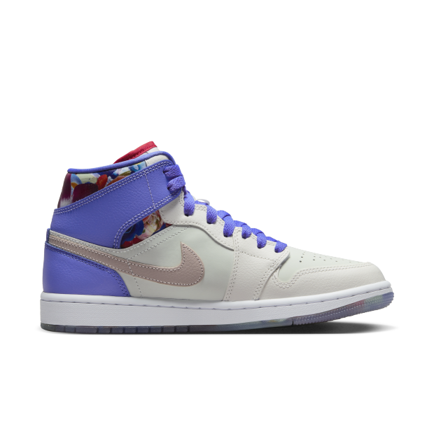 New Nike Women's Jordan 1 Mid SE Valentine's Day Flowers - Floral