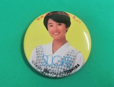 Ultra Rare Vintage Toshiba SUGAR Advertising Pin Badge Japan