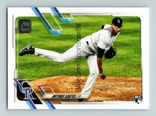 Antonio Santos Topps Update Rookie Baseball Card 2021 Rockies