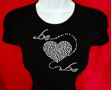 BEBE WOMEN'S SWAROVSKI CRYSTAL RHINESTONE LOGO TOP STRETCHY SIZE LARGE NWT