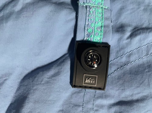REI Girls XL Purple Blue Convertible Zip Off Pants Shorts Nylon Hiking Compass - Picture 5 of 6